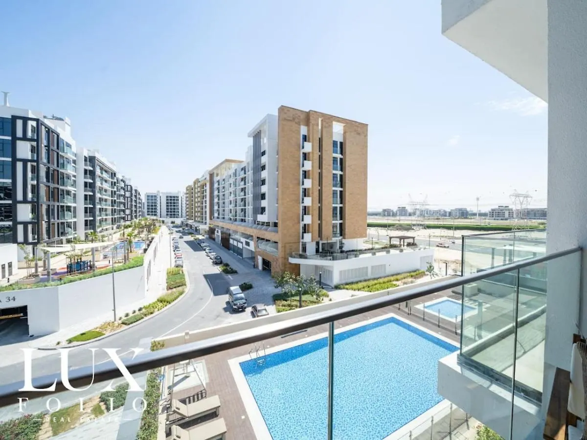 Chic 1 Bed Meydan Escape With A Pool View Apartment Dubai